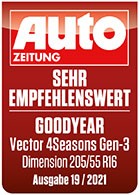 Auto Zeitung AlAuto Zeitung Goodyear Vector 4Seasons Testsieger 2021